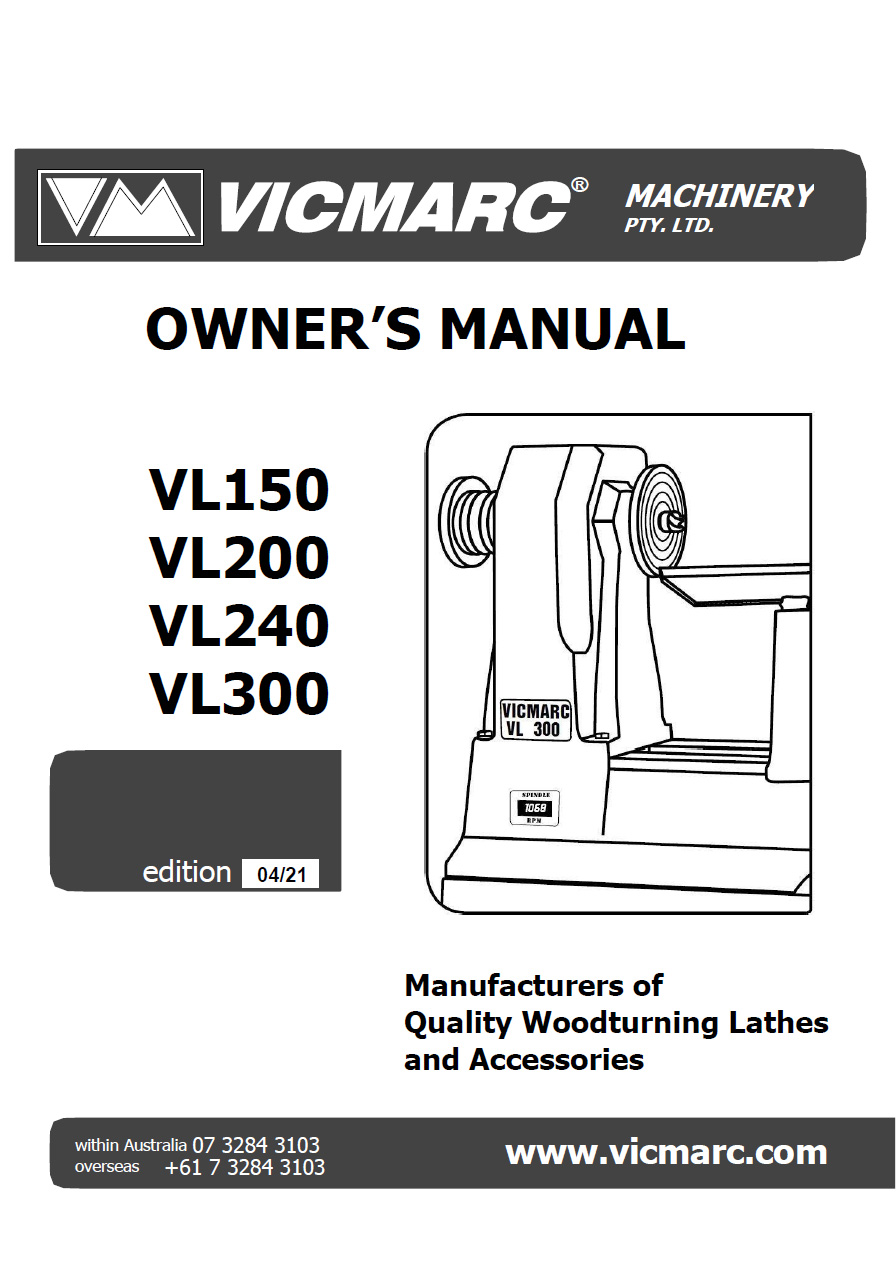 Vicmarc Owner's Manual