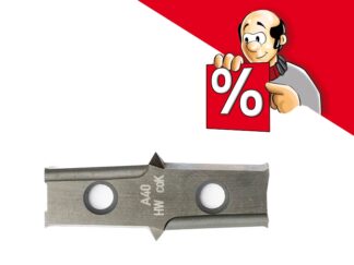 Duraflex HM-Bohr-Wendeplatte - 40 mm
