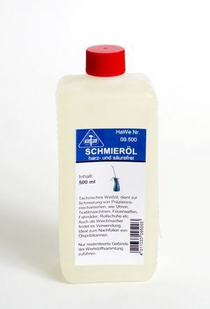 Schmieröl, harz- und säurefrei, 500 ml - Drechselstube Neckarsteinach