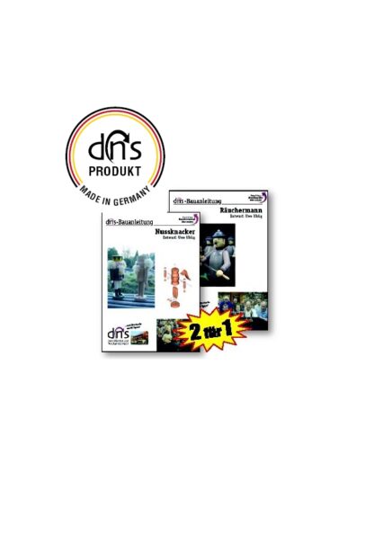 dns-Bauanleitung: Nussknacker & Räuchermännchen 20 S. DIN A4