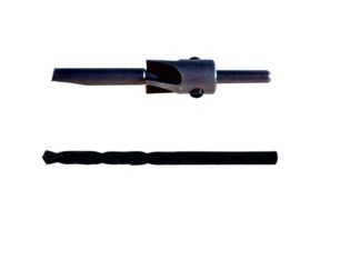 180° Aufsteckplanfräser Ø 12,7 mm, mit Ø 5 mm Bohrer und 6,2 mm Ahle