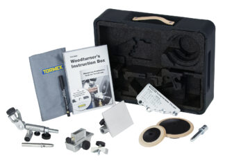 Tormek TNT-808 Zubehörpaket Drechseln, in Kunststoffbox mit Schiebedeckel