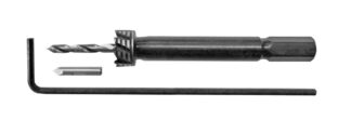 15 mm Topfbohrer, eingekürzt für dns-Mühlenausdrehkopf, mit Zentrierbohrer