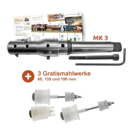 <strong>Angebot </strong> dns-Mühlenausdrehkopf MAK für CrushGrind, MK3,  plus 3 Gratismahlwerke