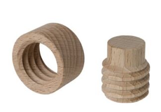 Holzgewinde für Muskatmahlwerke