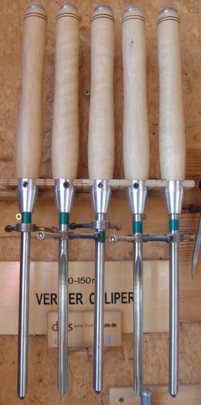 Angebot € 145,- statt € 183,- Ø 13 HSS-Tool, 280 mm Hainbucheheft, grüner Anschliff, Hilfsring