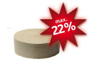 Angebot mi 22% Hainbuchescheibe Ø82 x 50 mm, 4 Stück, z.B. für Kerzenleuchter