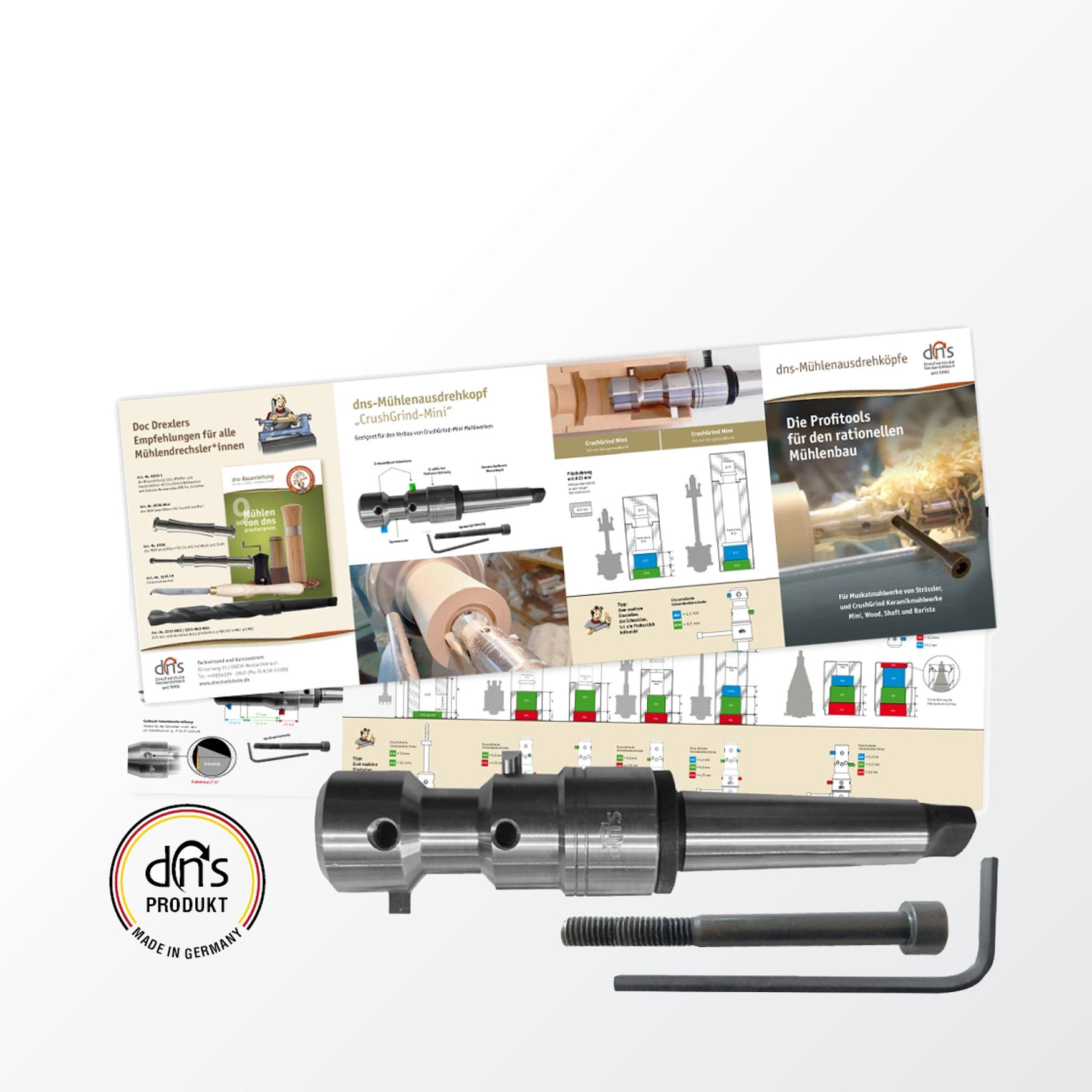 dns-Ausdrehkopf für CrushGrind SHAFT MINI