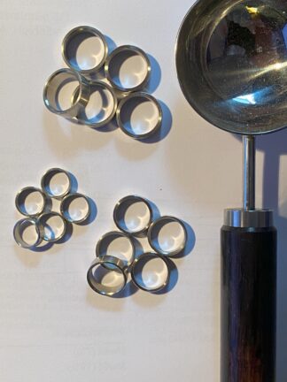 Angebot mit 25% Rabatt 3 x 5 St. Edelstahlring Ø 9,9 / 12,9 u.14,9mm, für Küchenhelfer