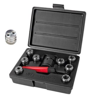 Angebot mit 22% Rabatt dns-Spannzangenfutter M33, fast neu, mit M33-Knopf und 9 ER32-Zangen, 20/19/16/15/11/10/9/8/7