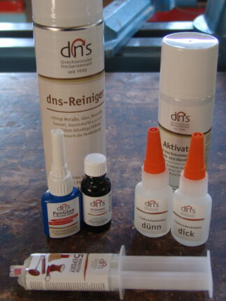 Angebot mit 22% Rabatt 4 x dns-Kleber, 2 x Aktivator & 1 x Reiniger