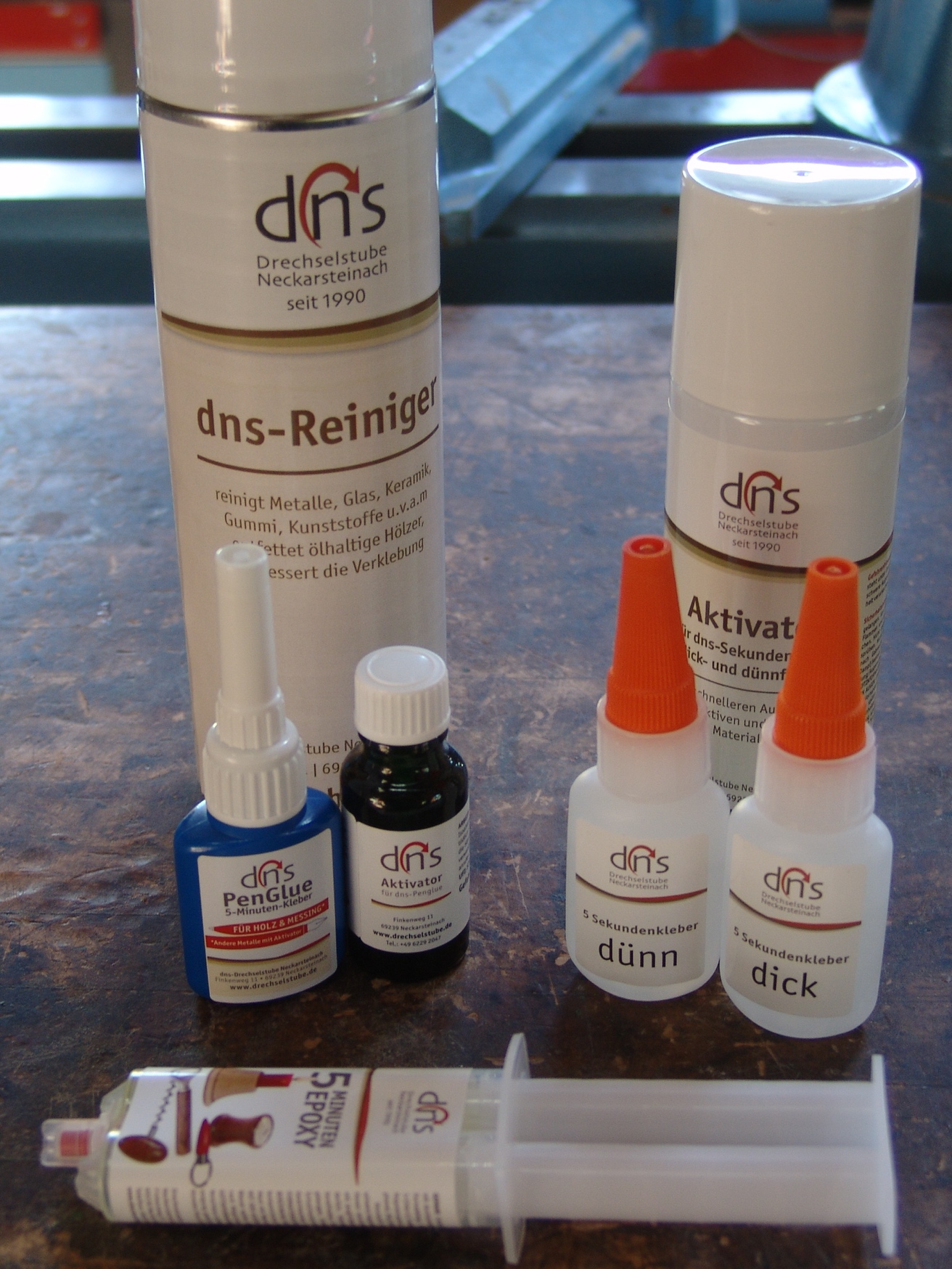 Angebot mit 22% Rabatt 4 x dns-Kleber, 2 x Aktivator & 1 x Reiniger