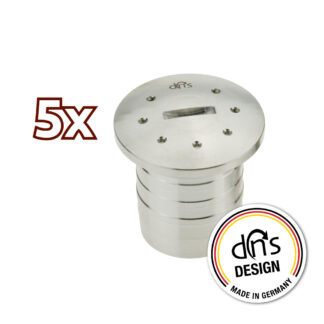 Angebot mit 20% Rabatt 5 dns-Streuer aus Edelstahl, Loch Ø 1,5 mm, Aktion mit 20% Rabatt