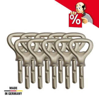 Angebot mit 22% Flaschenöffner (Kapselheber) mattiert, 2 x 5 Stück