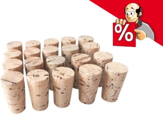 dns-Flaschenkorken, 10 St. AA-Qualität, Ø 20,5x38mm ab € 0,87 / Stück