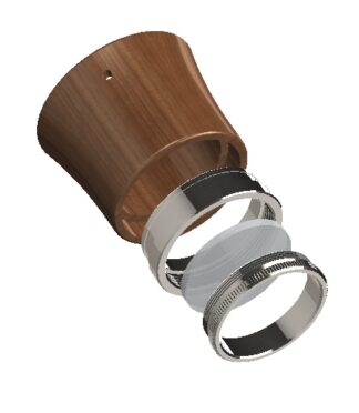 Angebot mit 13 + 2 % Uhrmacher-Lupenbausatz, Linse Ø 25 mm, Edelstahl, Made in Germany